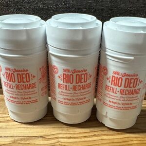 3-Sol de Janeiro Rio Deo Refill Recharge Aluminum Free Deodorant NEW